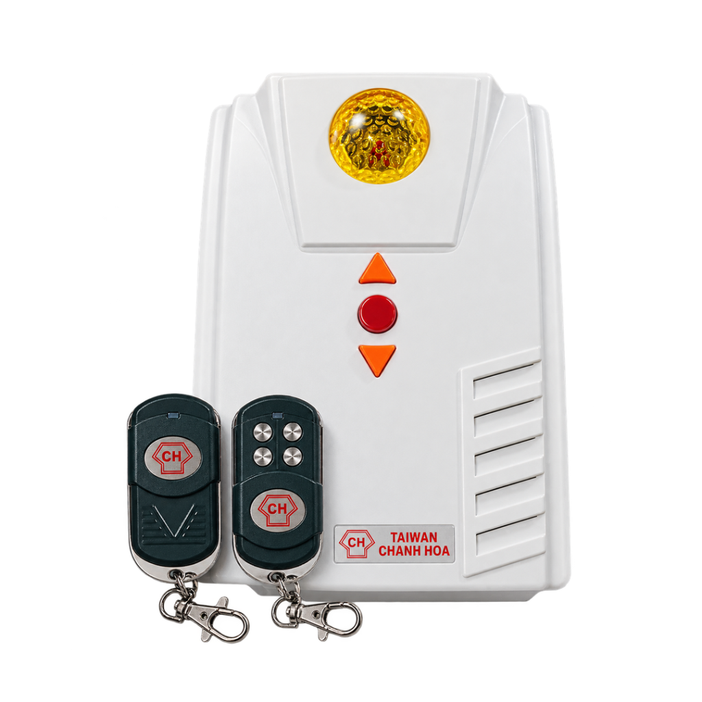 Bộ Điều Khiển Cửa Cuốn CH Chánh Hoa Taiwan Tích Hợp Đèn Báo & Phím Bấm