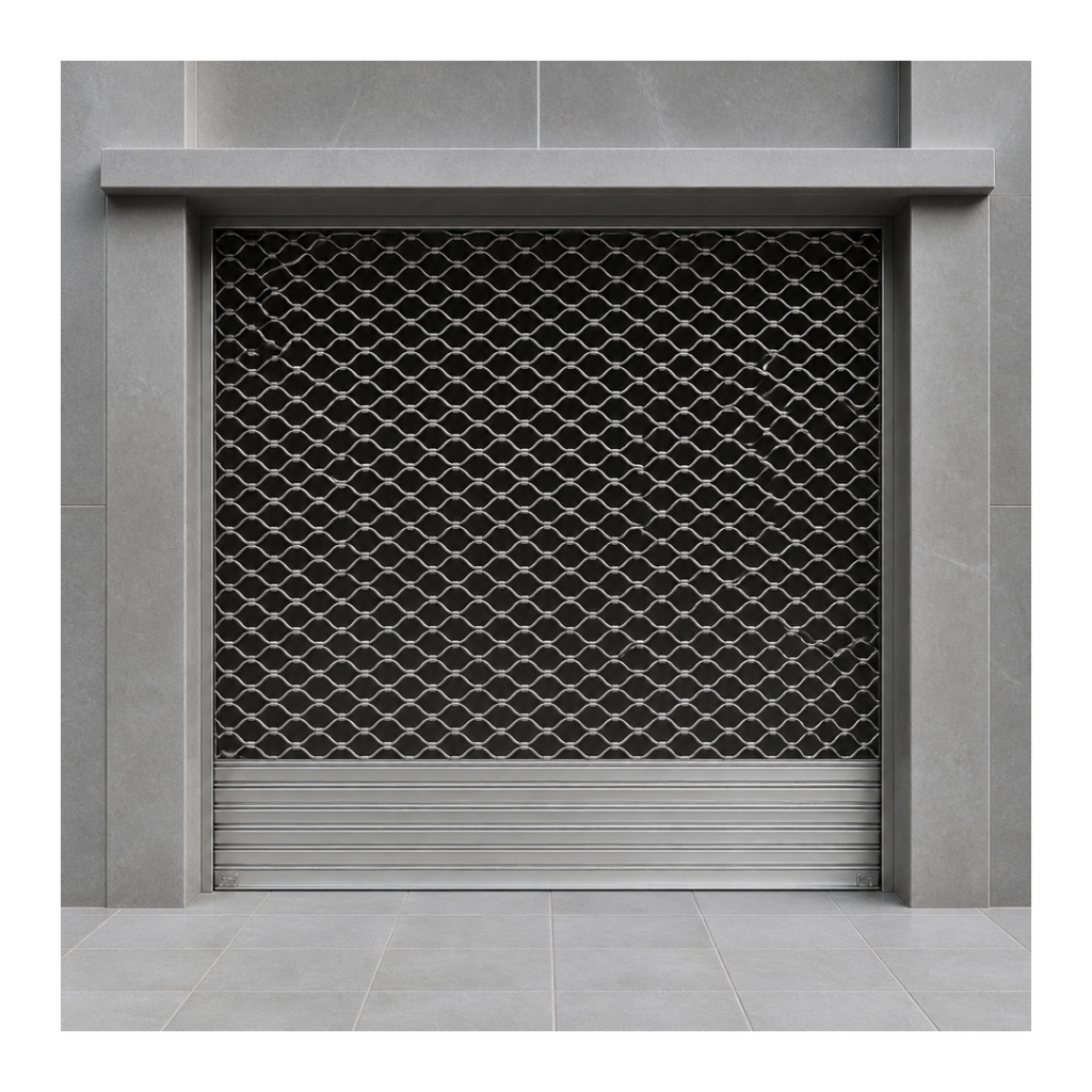 Cửa Cuốn Lưới Mắc Võng Inox 304 (Mắt Lưới Hình Thoi Siêu Thoáng)